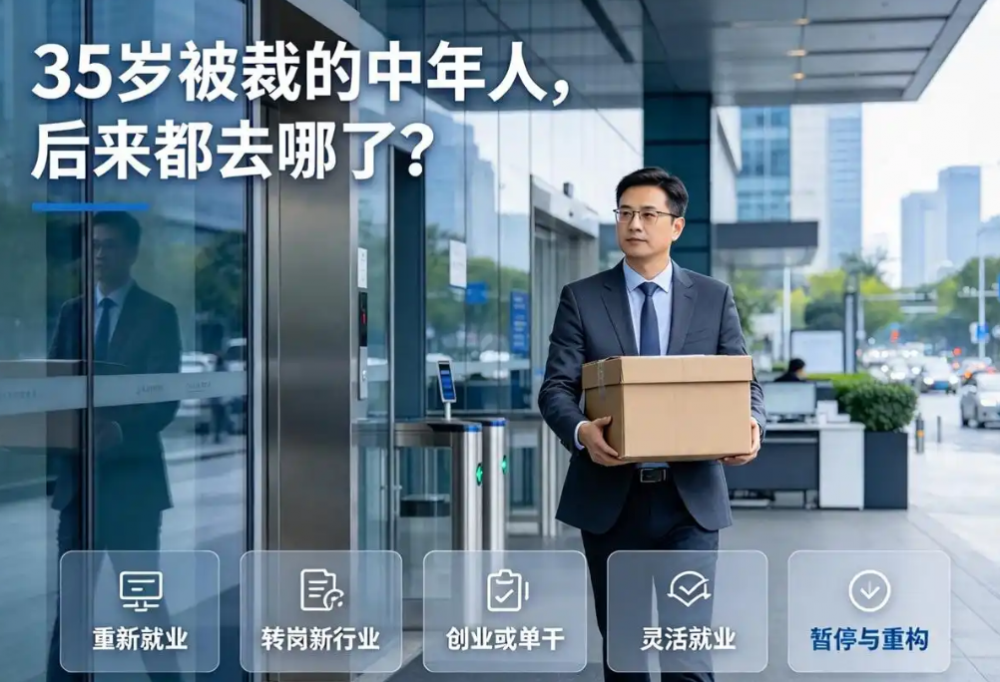 35岁被裁的中年人，后来都去哪了？这7个真实故事，撕开了2026年最残酷的求职真相